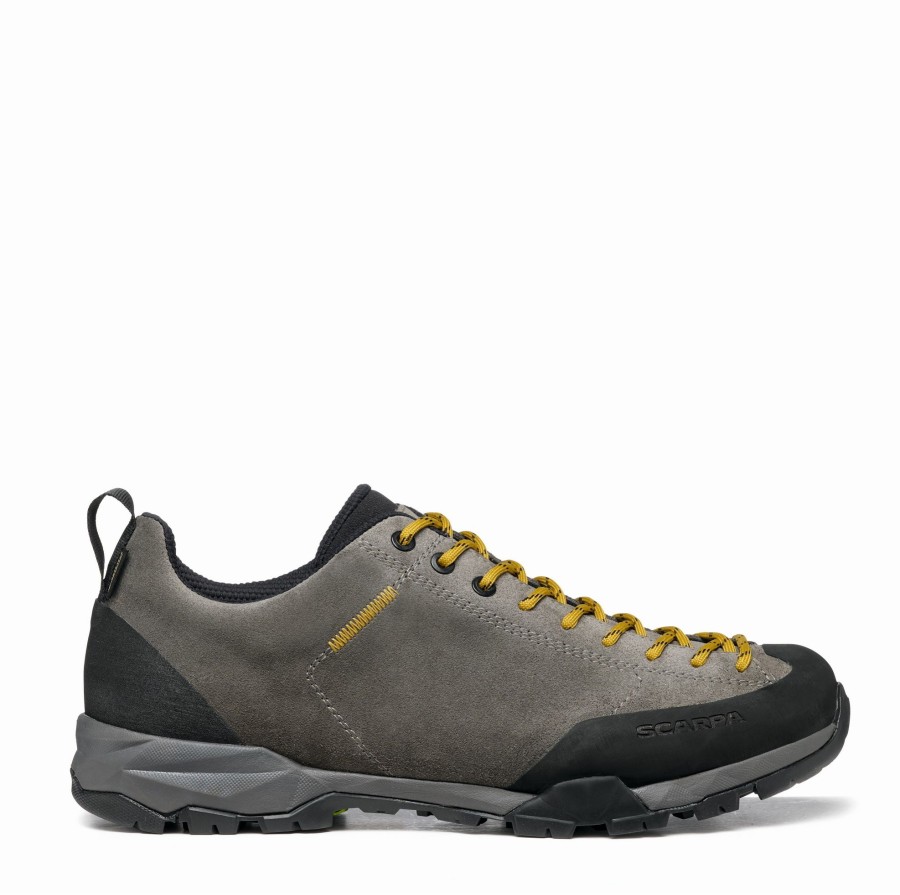 Footwear Scarpa Walking Shoes | Scarpa Mens Mojito Trail Gtx Shoes - Titanium-Mustard Grey