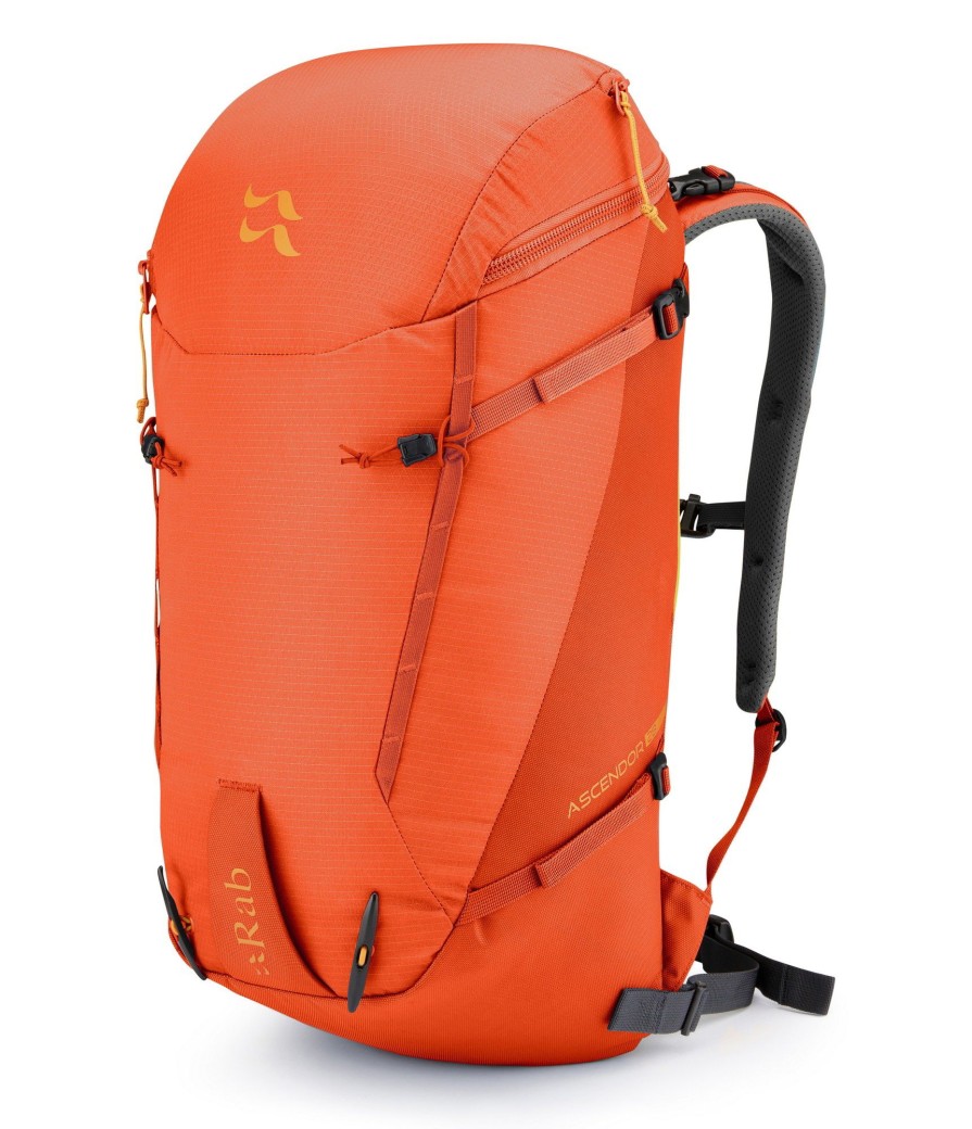 Rucksacks Rab Fast & Light Rucksacks And Vests | Rab Ascendor 28 Rucksack - Firecracker Orange