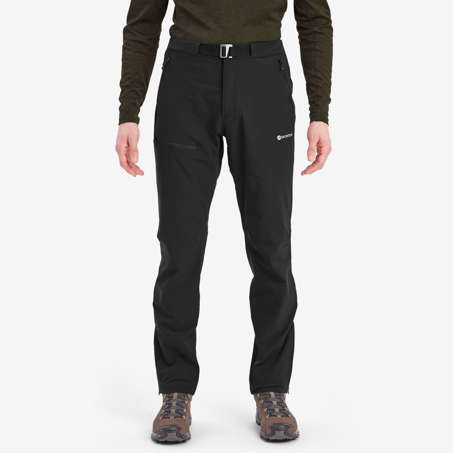 Clothing Montane Trousers & Leg Wear | Montane Mens Tenacity Pants - Regular Leg Black