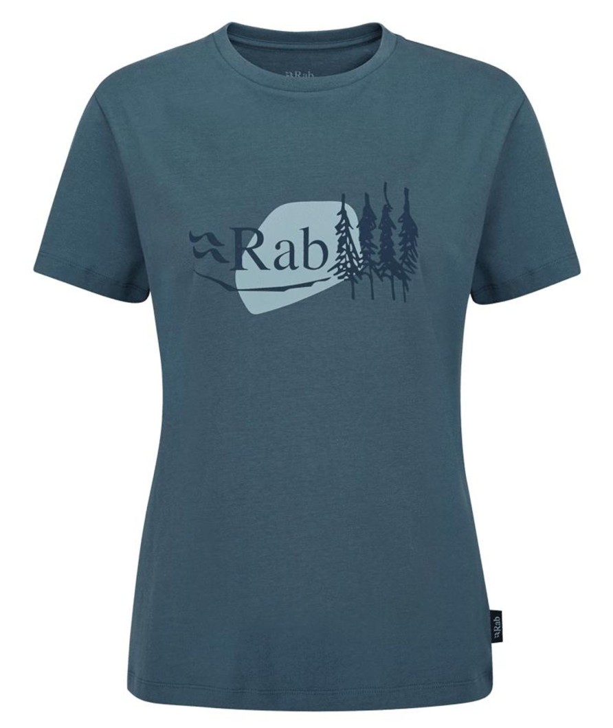 Clothing Rab T Shirts & Base Layers | Rab Womens Tuku Bloc Tee - Orion Blue