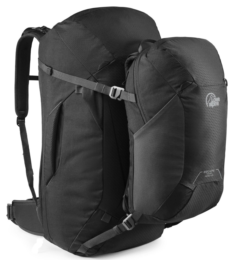 Rucksacks Lowe Alpine Luggage & Carry-On | Lowe Alpine Womens Escape Tour Nd50+15 Black