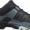 Footwear Salomon Walking Shoes | Salomon Womens X Ultra 4 Gtx Hiking Shoes Stormy Weather-Opal Blue Black