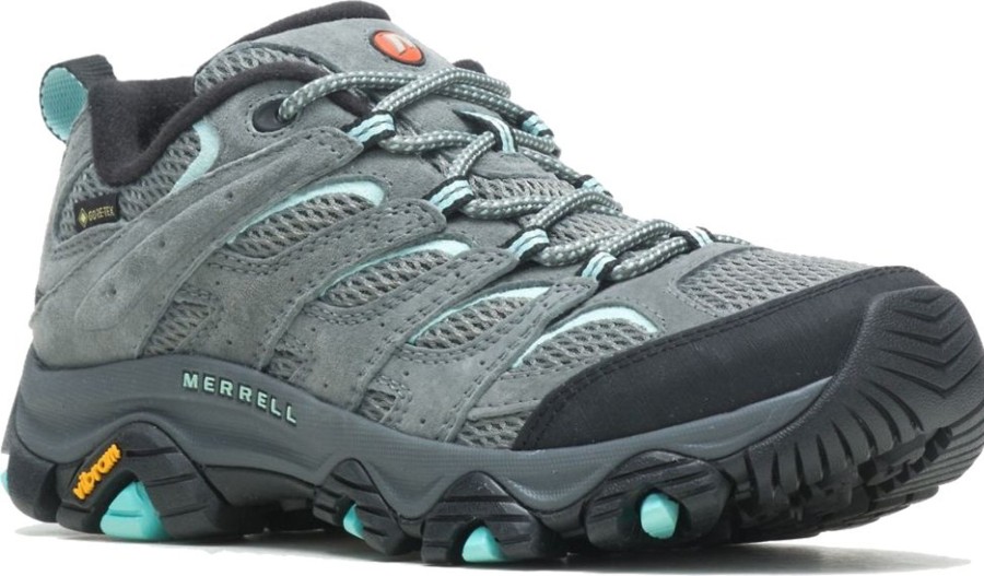 Footwear Merrell Walking Shoes | Merrell Womens Moab 3 Gtx Shoes - Sedona Sage Grey