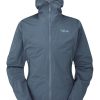 Clothing Rab Softshell Jackets | Rab Womens Kinetic 2.0 Jacket - Orion Blue