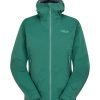 Clothing Rab Softshell Jackets | Rab Womens Kinetic 2.0 Jacket - Eucalyptus Green