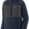 Clothing Patagonia Fleece & Mid Layer | Patagonia Mens R2 Techface Hoody - New Navy Blue