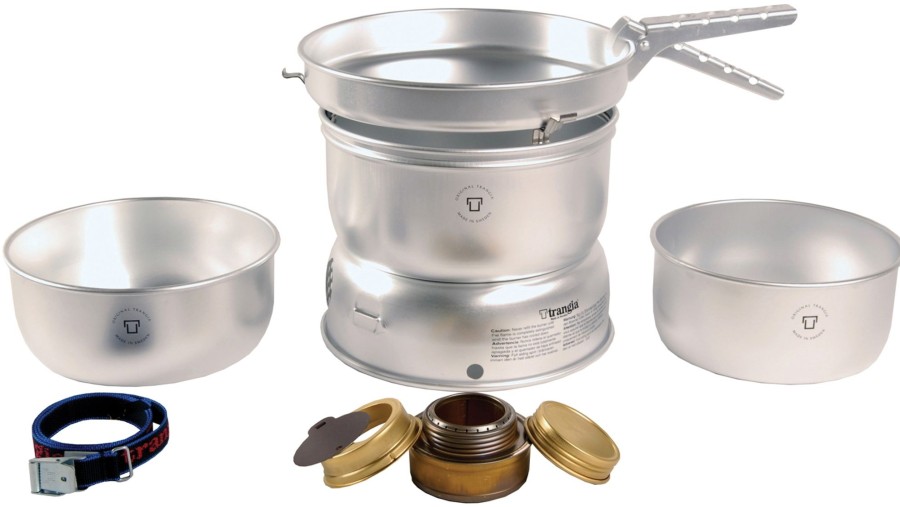 Camping Trangia Lightweight Stoves | Trangia 25-1 Ul Stove - Alloy Pans Silver