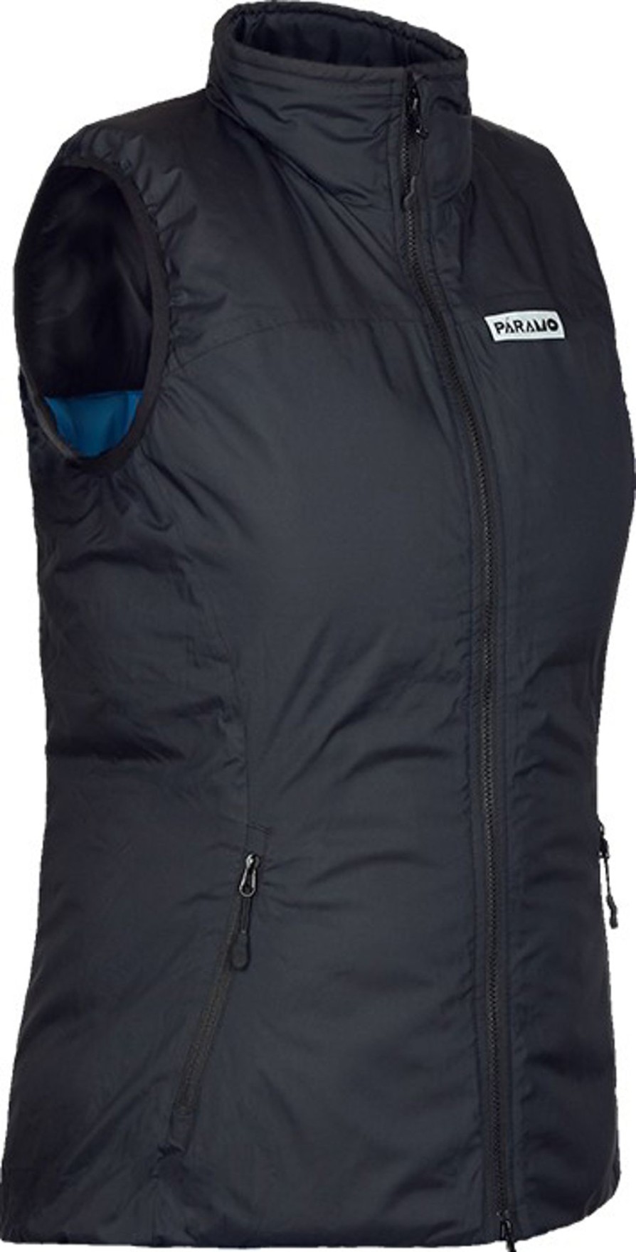 Clothing Paramo Vests & Gilets | Paramo Womens Torres Medio Gilet Elderberry Lining Black