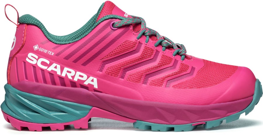 Footwear Scarpa Kids Boots & Shoes | Scarpa Rush Kids Gtx Shoes - Fuxia-Lagoon