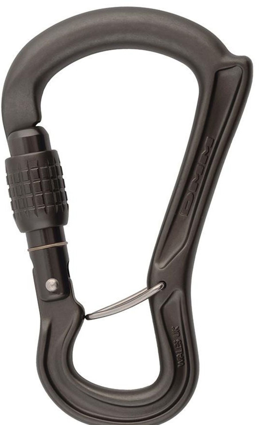 Equipment DMM Carabiners & Quickdraws | Dmm Ceros Screwgate Carabiner - Matt Grey Black