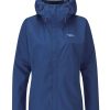 Clothing Rab Waterproof Jackets | Rab Womens Downpour Eco Jacket - Patriot Blue Purple