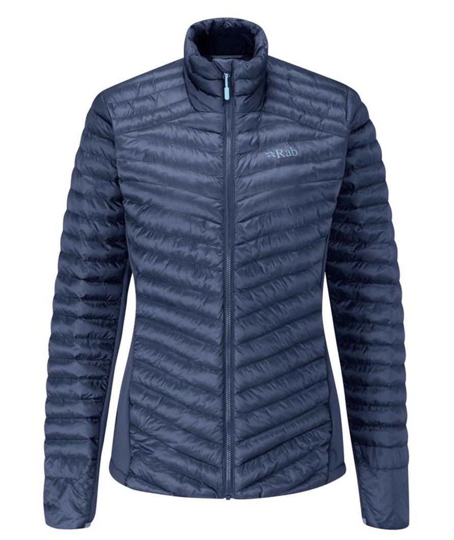 Clothing Rab Insulated Jackets | Rab Womens Cirrus Flex 2.0 Jacket - Deep Ink Blue