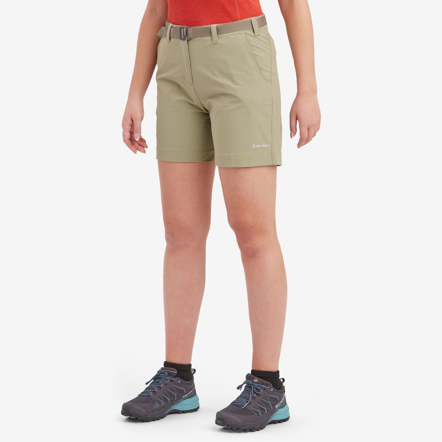 Clothing Montane Shorts | Montane Womens Terra Stretch Lite Shorts - Overland Green