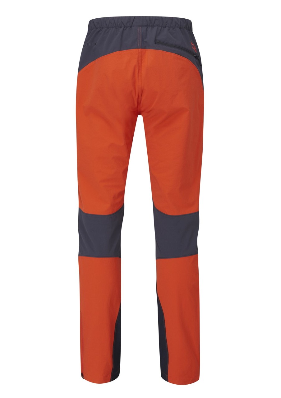 Clothing Rab Trousers & Leg Wear | Rab Mens Torque Pants - Firecracker Orange