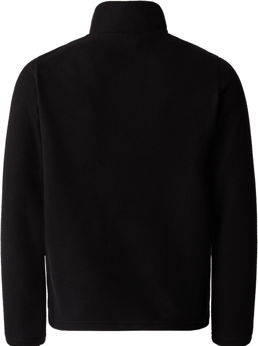 Clothing The North Face Fleece & Mid Layer | The North Face Teen Glacier Fleece 1/4 Zip - Tnf Black