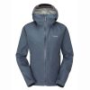 Clothing Rab Waterproof Jackets | Rab Womens Namche Paclite Jacket - Orion Blue