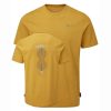 Clothing Rab T Shirts & Base Layers | Rab Mens Stance Axe Tee - Sahara Yellow