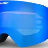 Clothing Bloc Eyewear Eyewear | Bloc Thirty-Five Goggle - New Matt Blue-Brown Blue Mirror Black