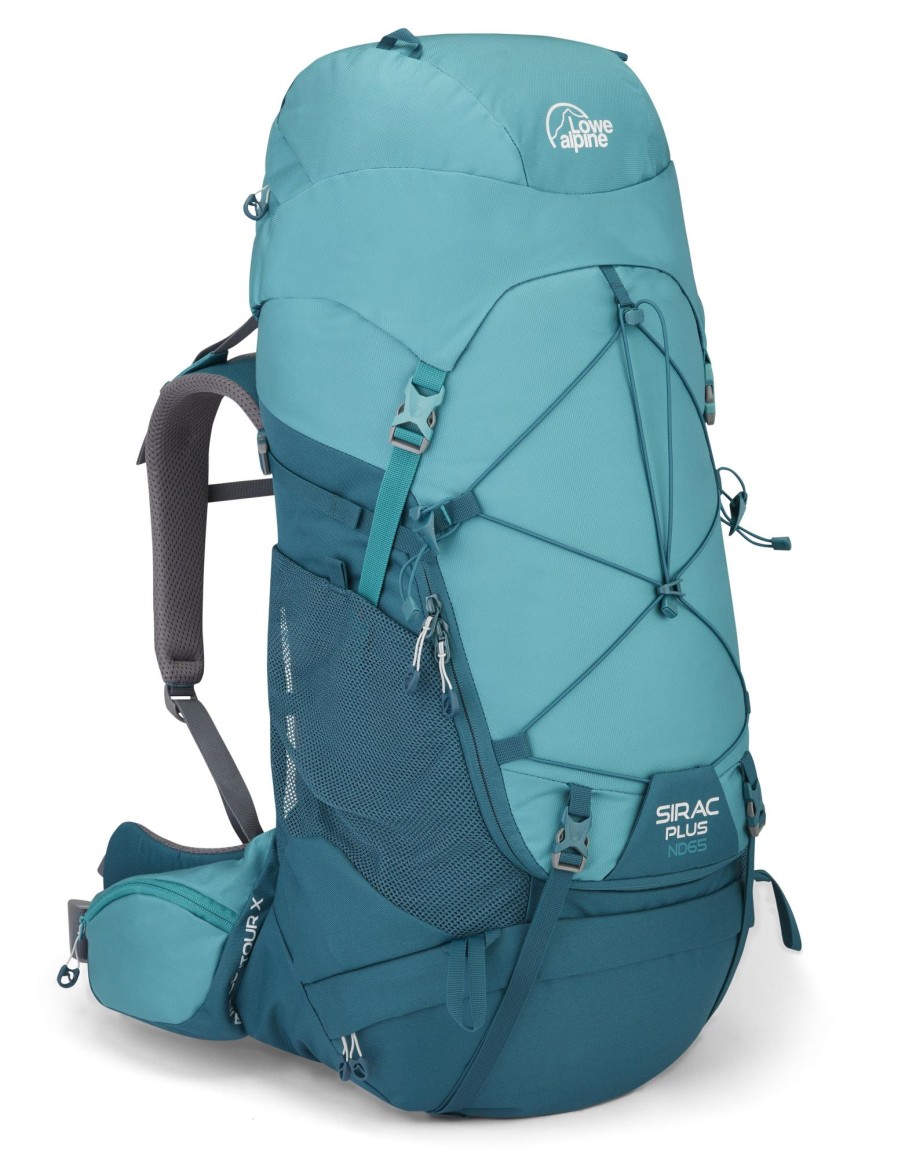 Rucksacks Lowe Alpine Backpacking Packs | Lowe Alpine Womens Sirac Plus Nd65 Rucksack - Sagano Green