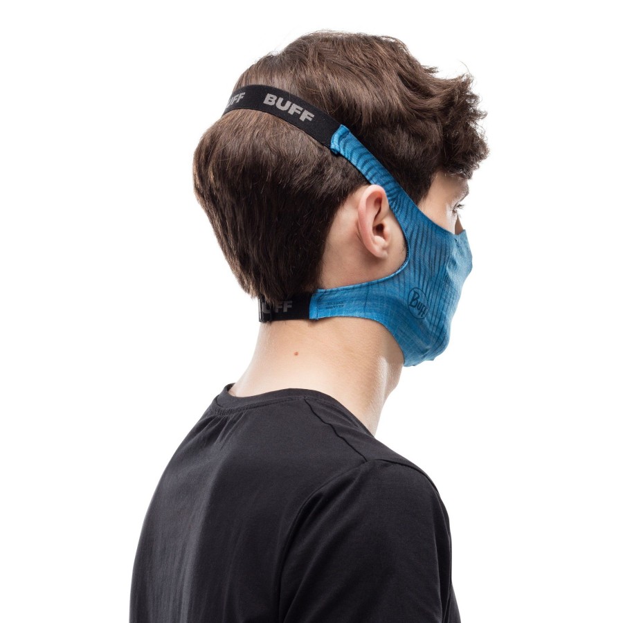 Clothing Buff Face Masks | Buff Filter Face Mask - Keren Blue