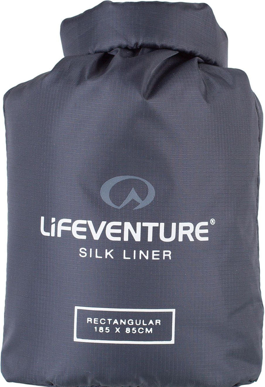 Camping Lifeventure Sleep Accessories | Lifeventure Silk Sleeping Bag Liner - Rectangular Grey