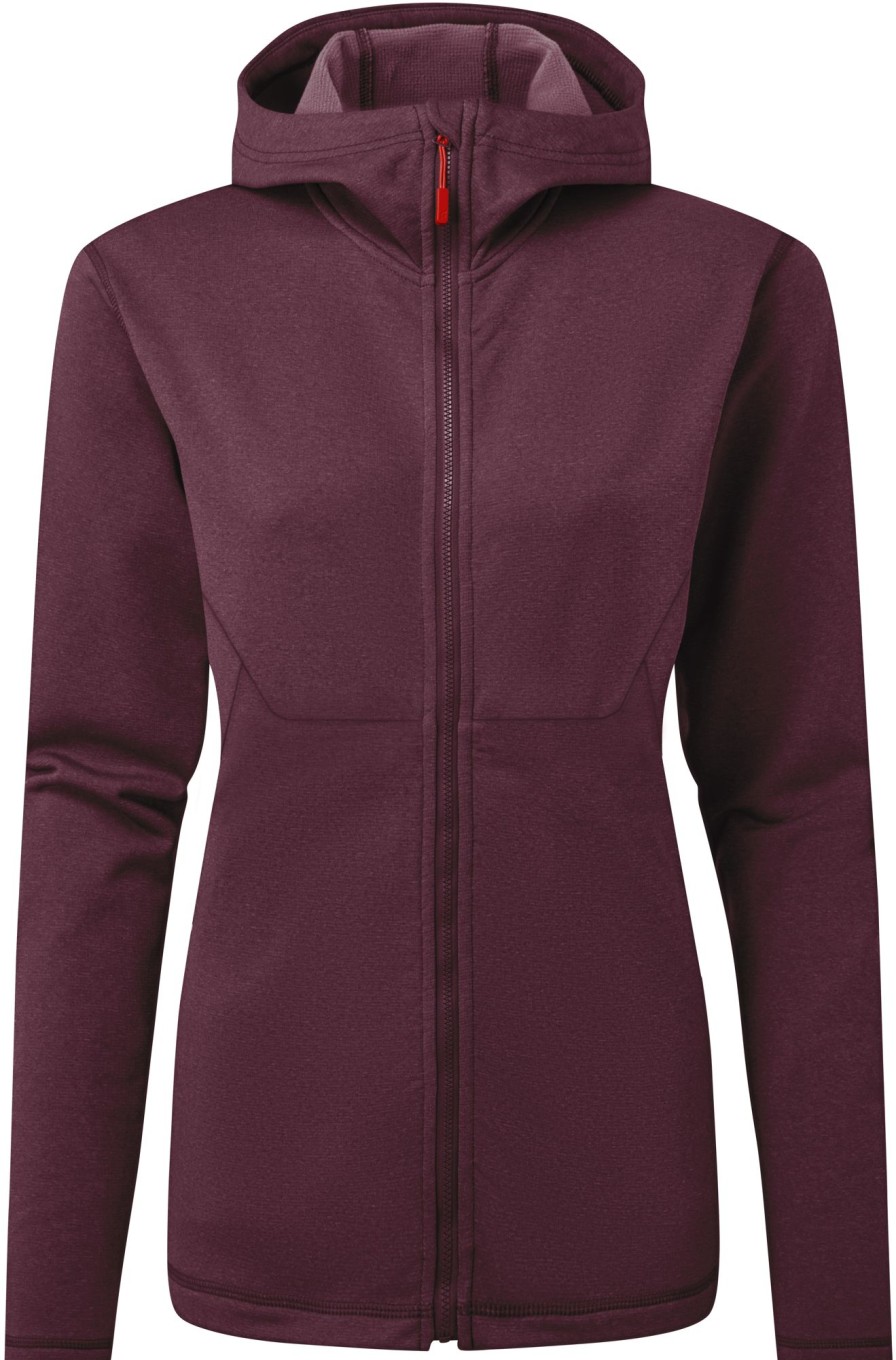 Clothing Rab Fleece & Mid Layer | Rab Womens Geon Hoody - Deep Heather Purple