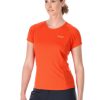 Clothing Rab T Shirts & Base Layers | Rab Womens Sonic Short Sleeved Tee Grapefruit Red