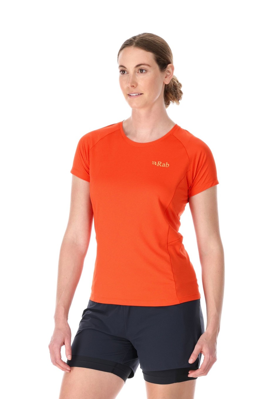 Clothing Rab T Shirts & Base Layers | Rab Womens Sonic Short Sleeved Tee Grapefruit Red