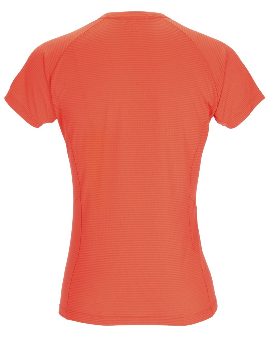 Clothing Rab T Shirts & Base Layers | Rab Womens Sonic Short Sleeved Tee Grapefruit Red