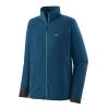 Clothing Patagonia Fleece & Mid Layer | Patagonia Mens R1 Techface Jacket - Lagom Blue