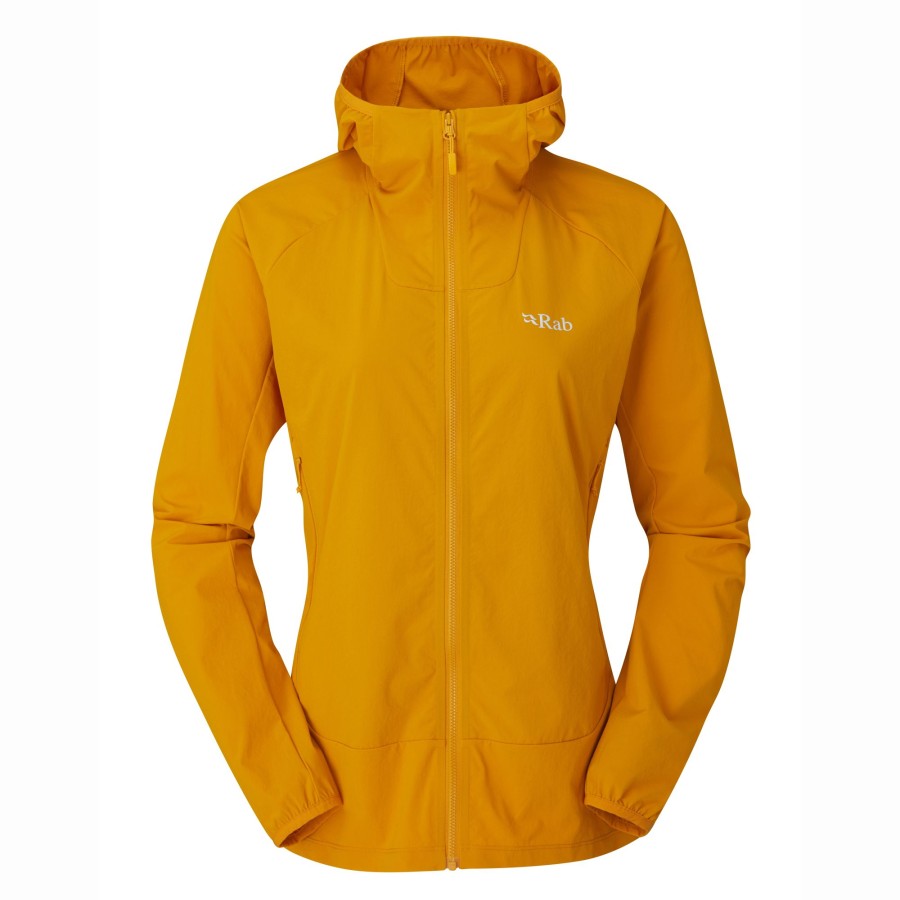 Clothing Rab Softshell Jackets | Rab Womens Borealis Jacket - Marmalade Orange