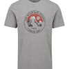 Clothing Rab T Shirts & Base Layers | Rab Mens Stance Alpine Peak Tee Marl Grey