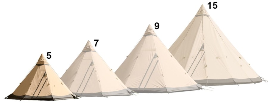 Camping Tentipi Tipi'S & Bell Tents | Tentipi Safir 5 Cp Brown