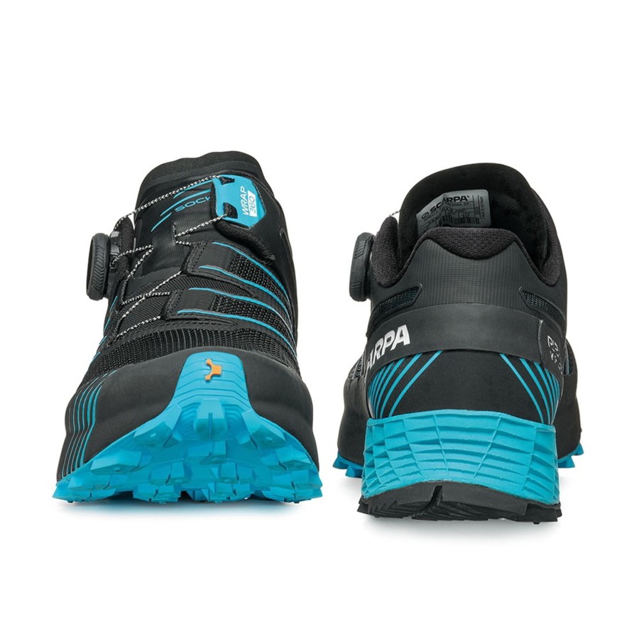 Footwear Scarpa Running Shoes | Scarpa Womens Ribelle Run Kalibra St Shoes - Black-Azure Blue