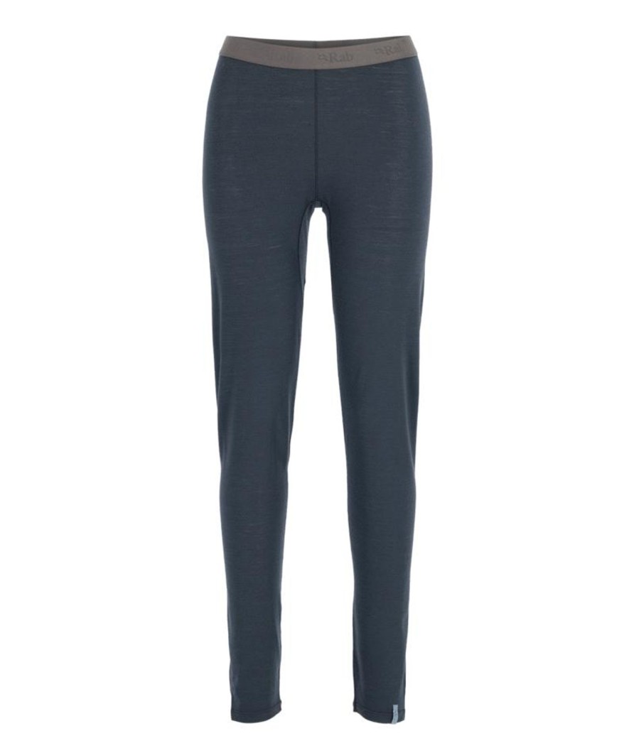 Clothing Rab Trousers & Leggings | Rab Womens Syncrino Leggings - Beluga Grey