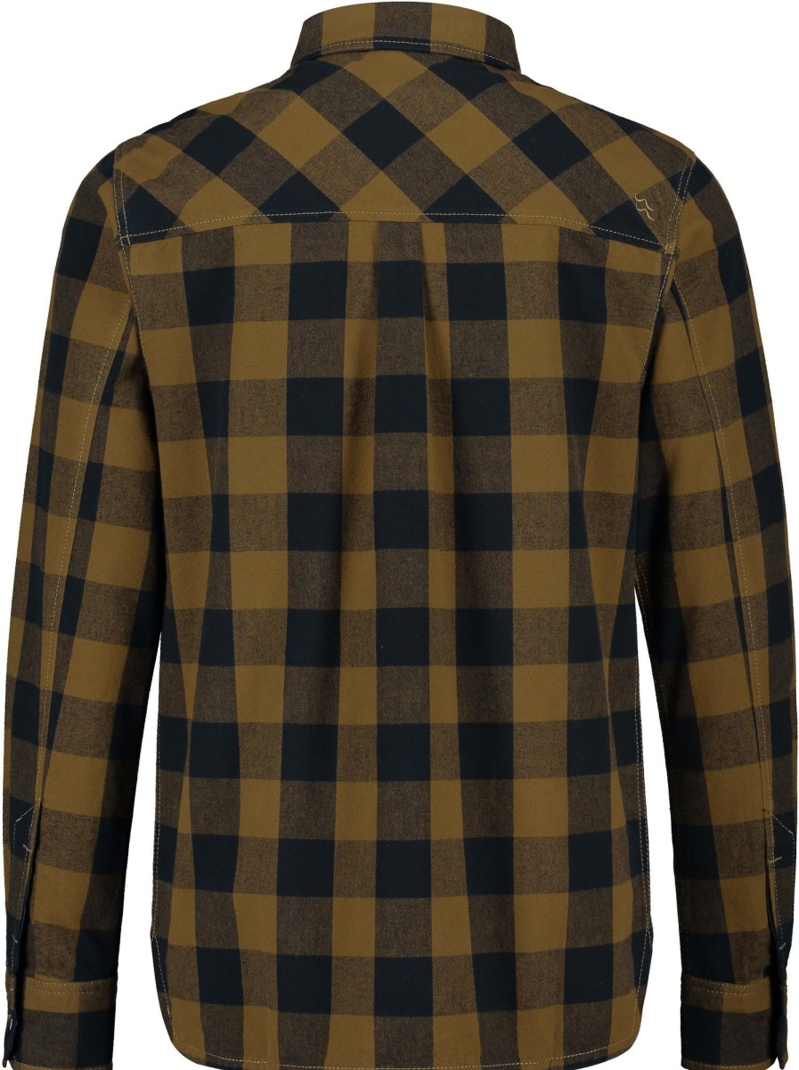 Clothing Rab Shirts | Rab Mens Boundary Shirt - Caramel Check Brown