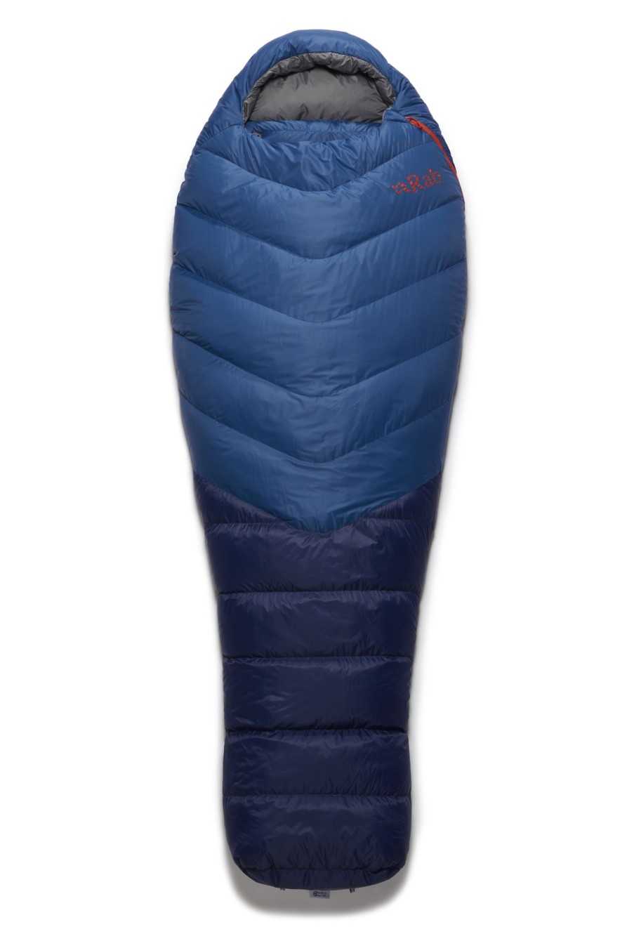 Camping Rab Backpacking & Lightweight Sleeping Bags | Rab Alpine 400 Sleeping Bag - Right-Hand Zip - Ink Blue