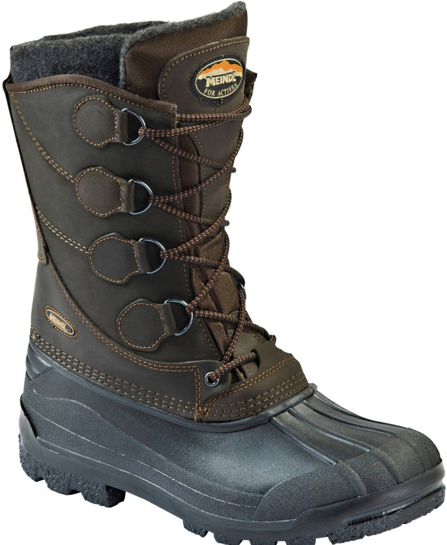 Footwear Meindl Walking Boots | Meindl Mens Solden Winter Boots Brown