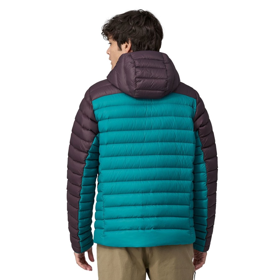 Clothing Patagonia Insulated Jackets | Patagonia Mens Down Sweater Hoody - Belay Blue