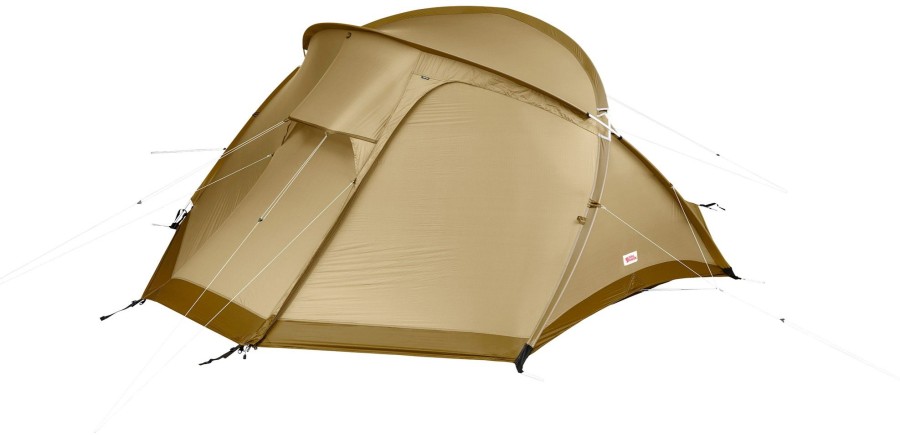 Camping Fjallraven Backpacking & Lightweight Tents | Fjallraven Abisko View 2 Tent - Sand Brown