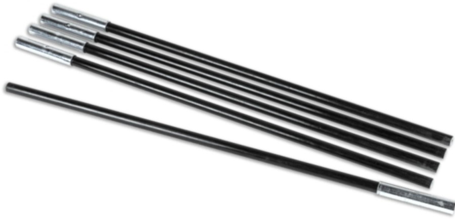 Camping Kampa (Dometic) Poles & Tubes | Kampa Replacement Fibreglass Pole Set - 11Mm Black