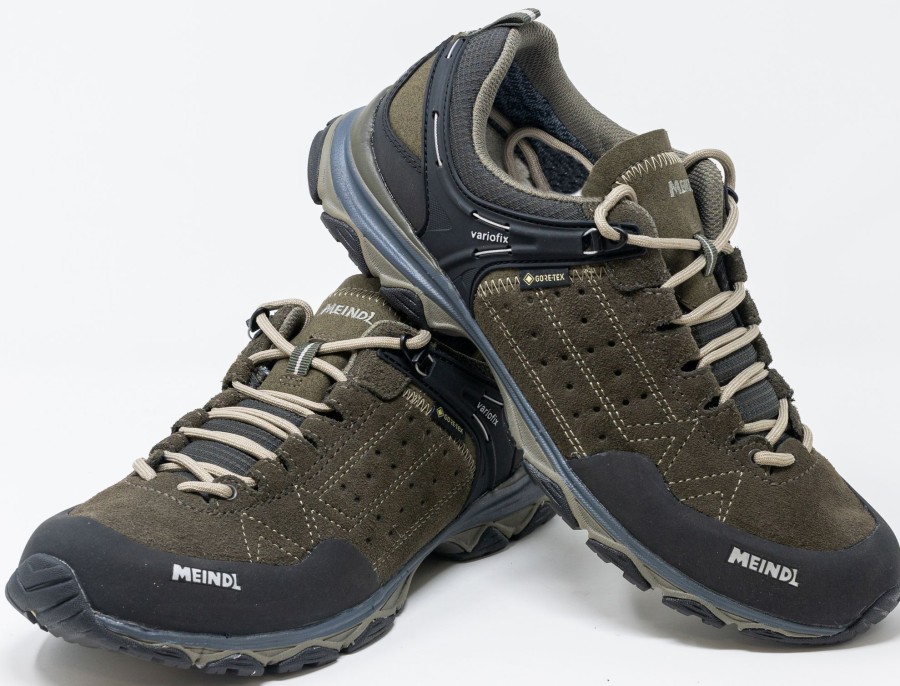 Footwear Meindl Walking Shoes | Meindl Mens Ontario Gtx Shoes - Black Brown