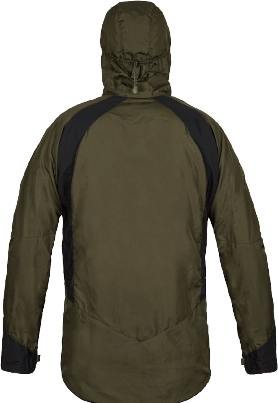 Clothing Paramo Waterproof Jackets | Paramo Mens Velez Evolution Hybrid Smock - Moss-Black Green