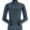 Clothing Rab Fleece & Mid Layer | Rab Womens Ascendor Pull-On - Orion Blue