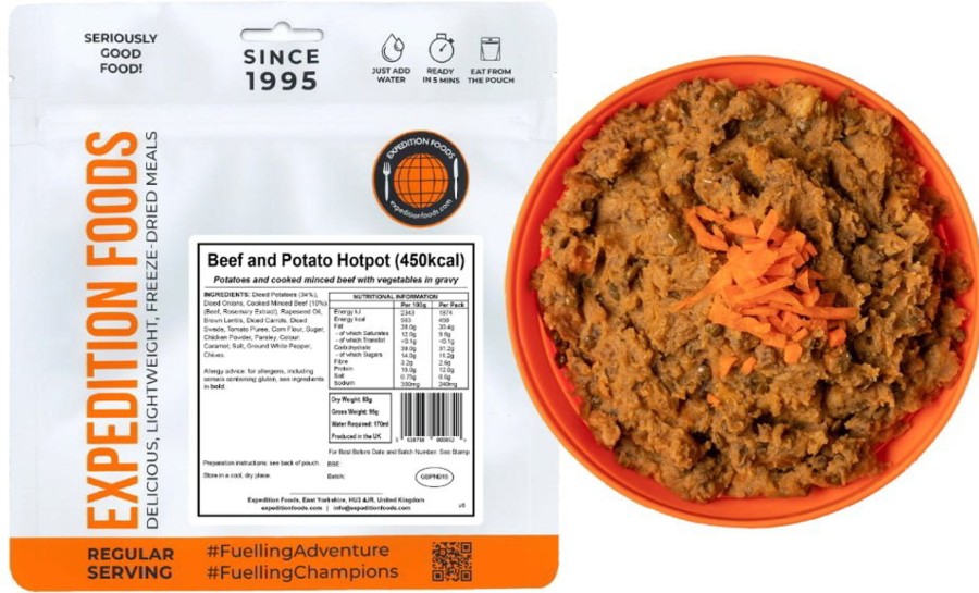 Equipment Expedition Foods Lunch/ Dinner | Expedition Foods Beef And Potato Hotpot - 450Kcal White