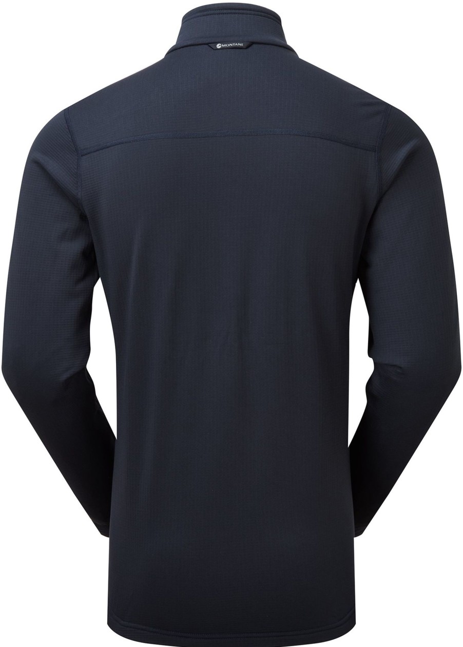 Clothing Montane Fleece & Mid Layer | Montane Mens Protium Pull-On - Eclipse Blue