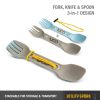 Camping UCO Plates, Bowls, Cups & Utensils | Uco Utility Spork 2Pk - Stone-Sand Grey