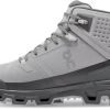 Footwear On Mid Height Boots | On Mens Cloudrock 2 Waterproof Boots - Alloy-Eclipse Grey