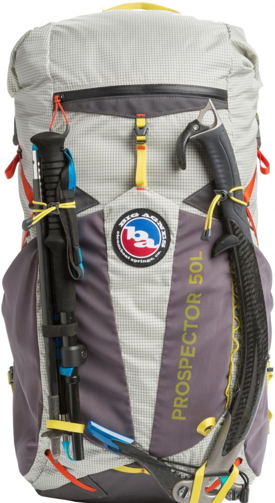 Rucksacks Big Agnes Backpacking Packs | Big Agnes Prospector 50L Rucksack - Fog Grey