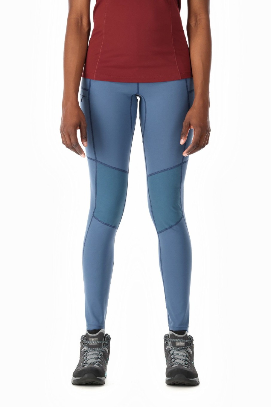 Clothing Rab Trousers & Leggings | Rab Womens Horizon Tights - Bering Sea Blue